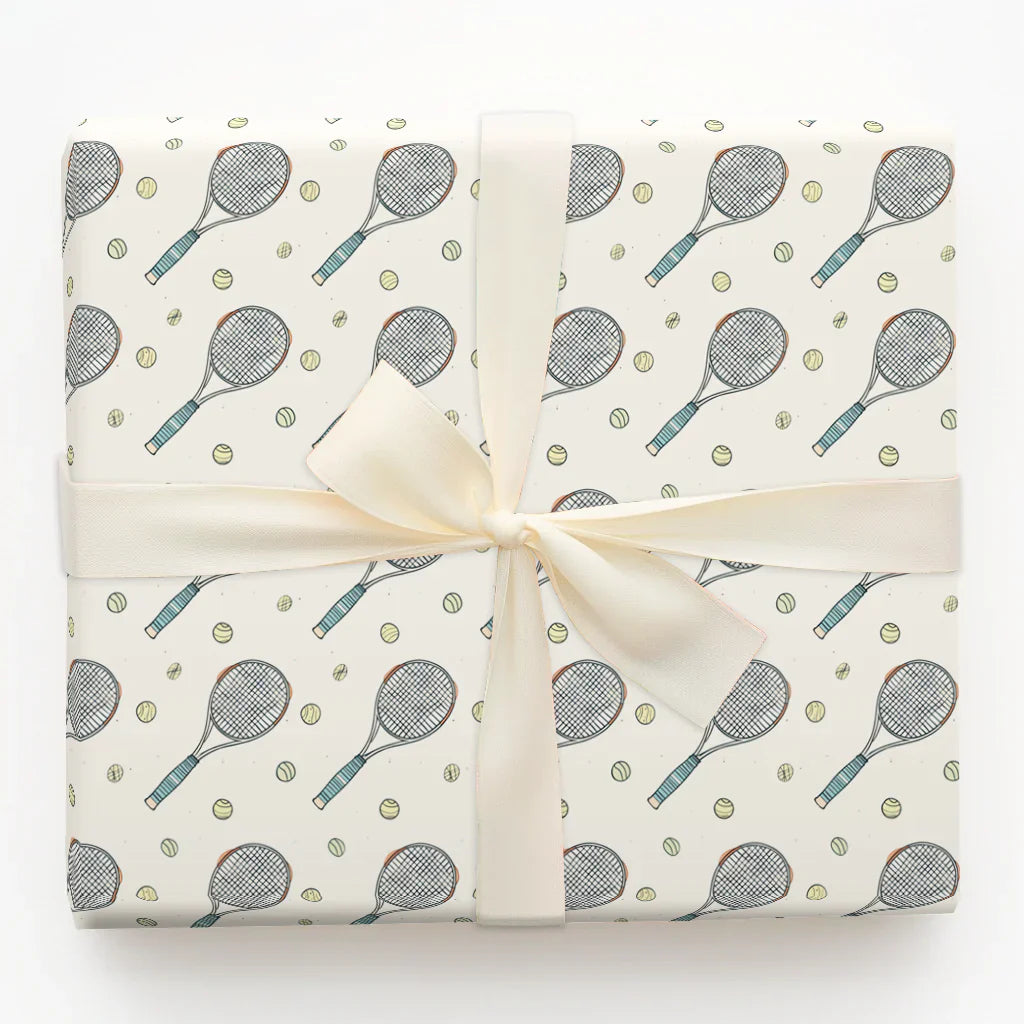 Join Racquet Club Tennis Wrapping Paper