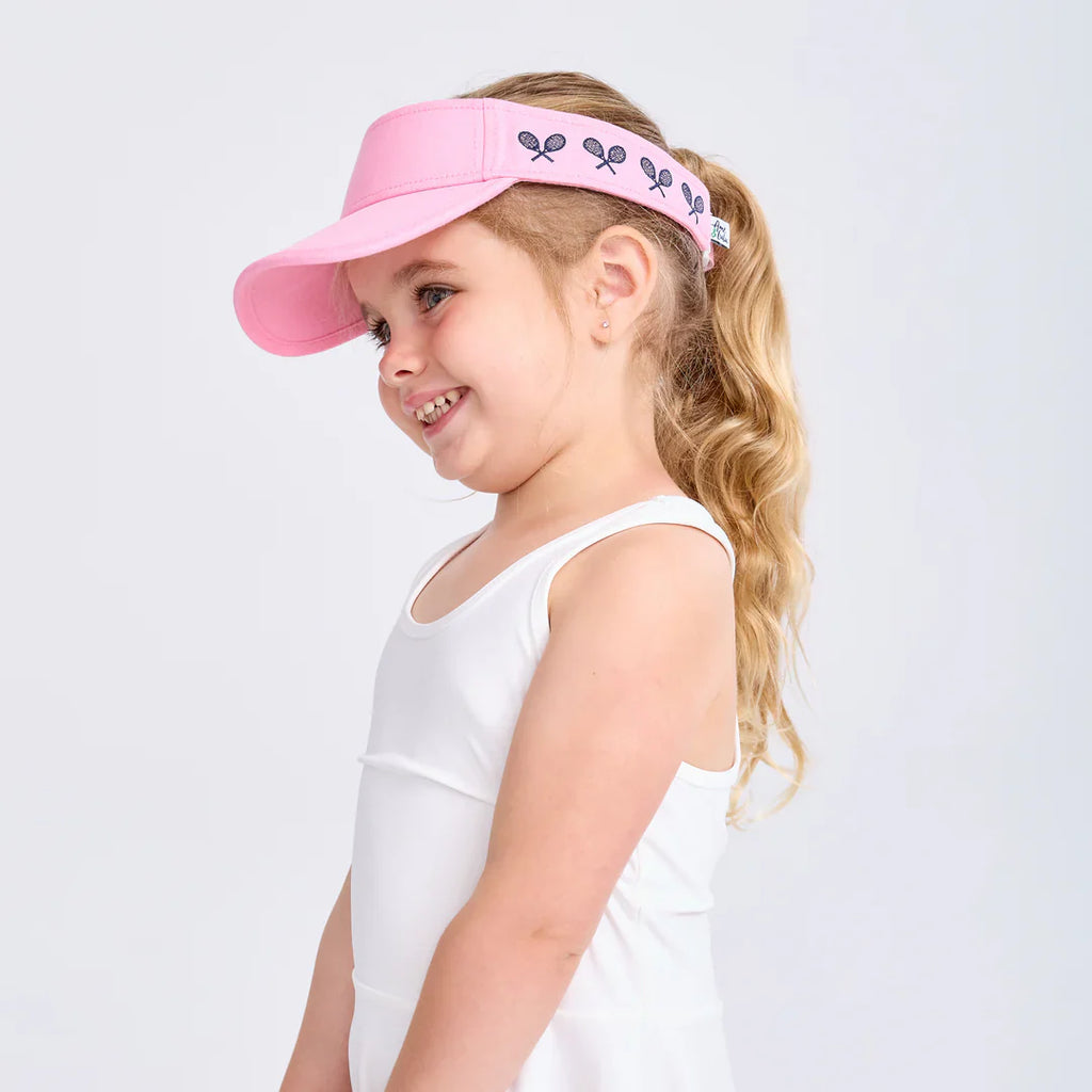 Ame & Lulu Kid's Canvas Tennis Visor
