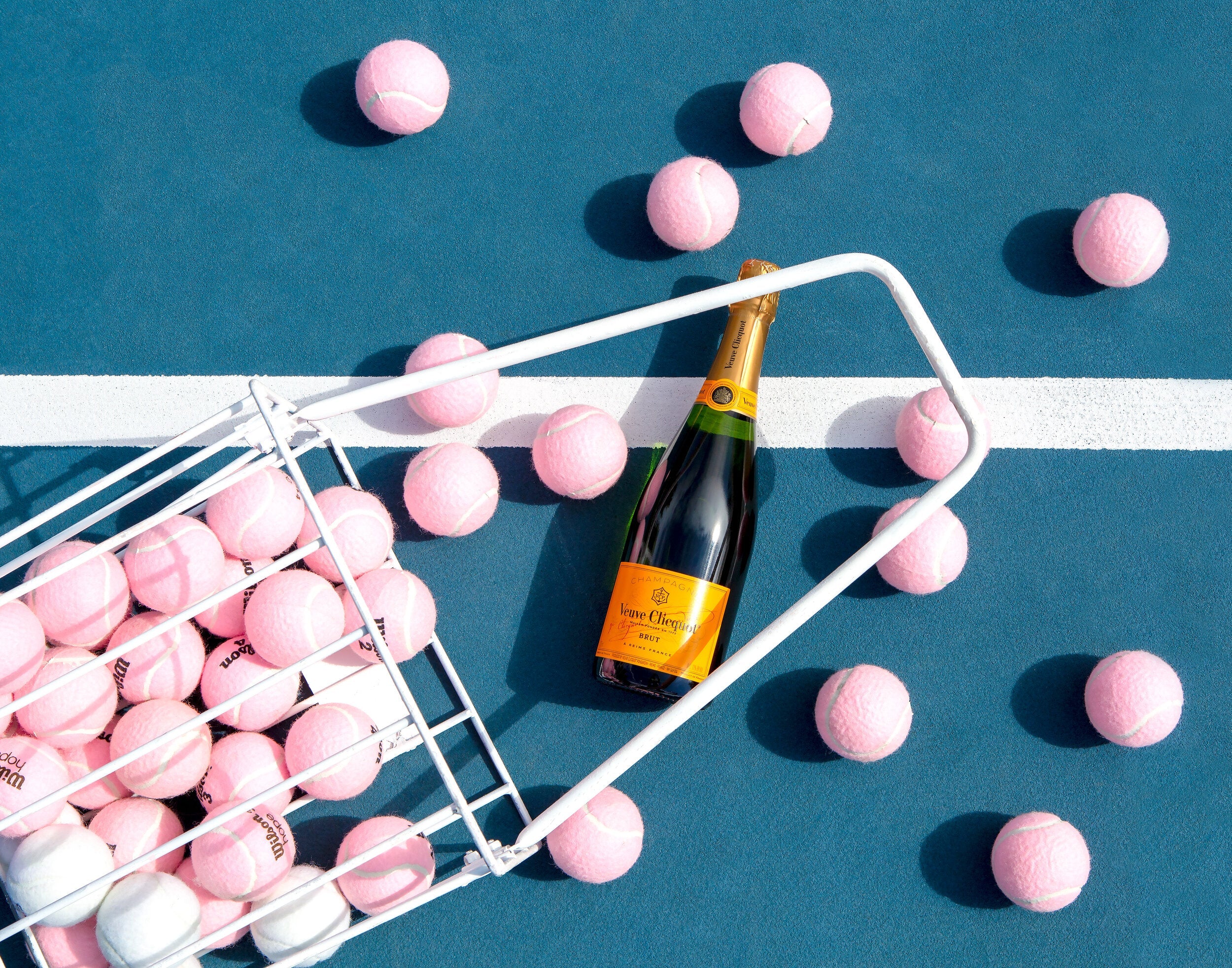"Cheers to Tennis" Tennis Art by SJ Johnson