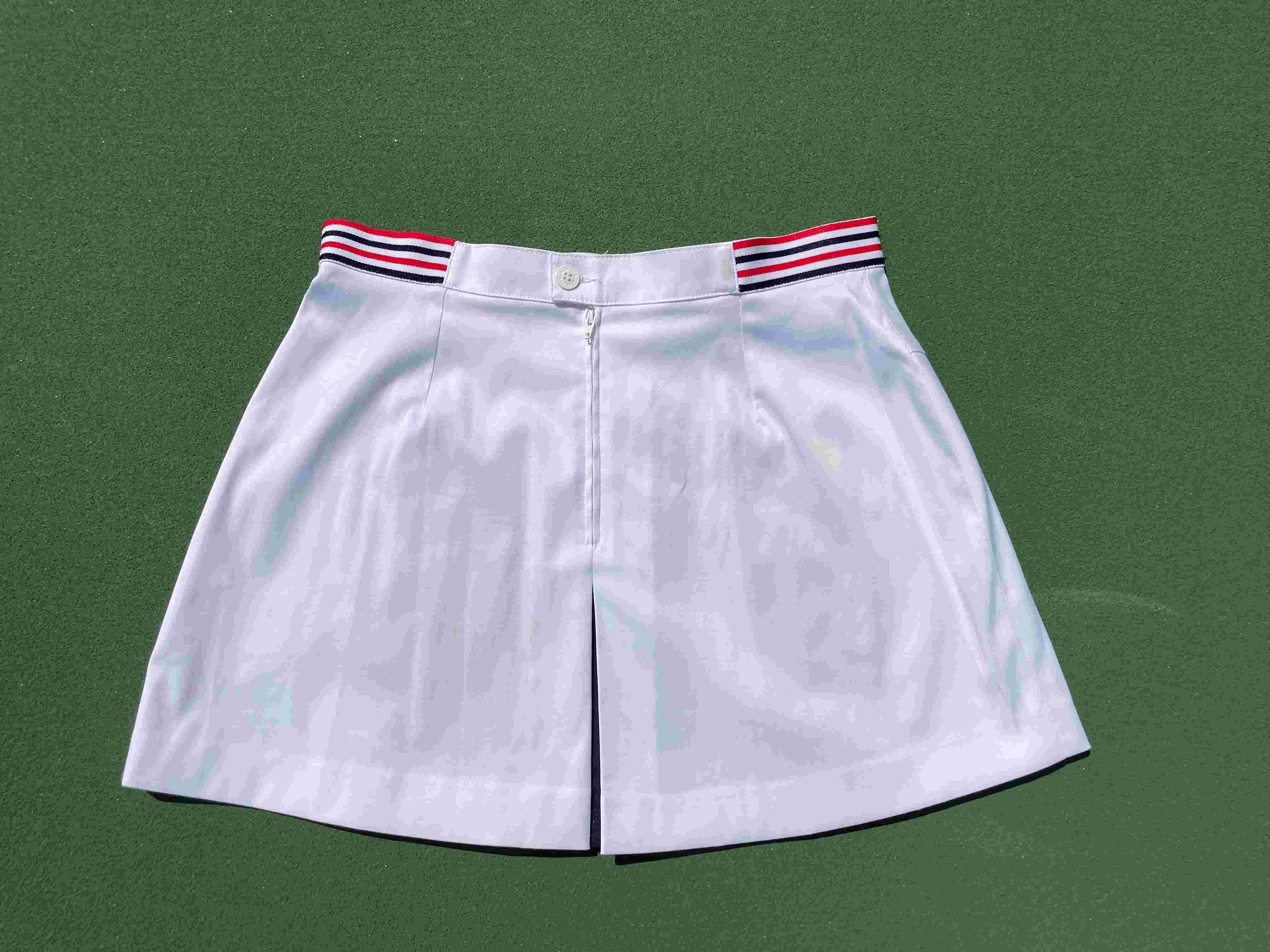 Vintage Ellesse Tricolor Pleated Tennis Skirt