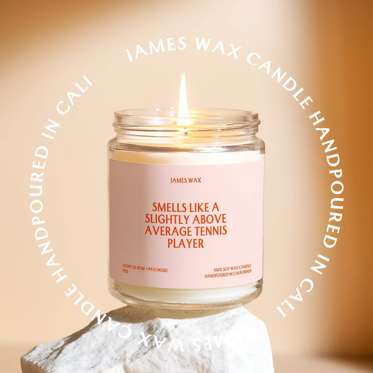 James Wax “Smells like Above Average Tennis Player” Candle – White Tea & Jasmine