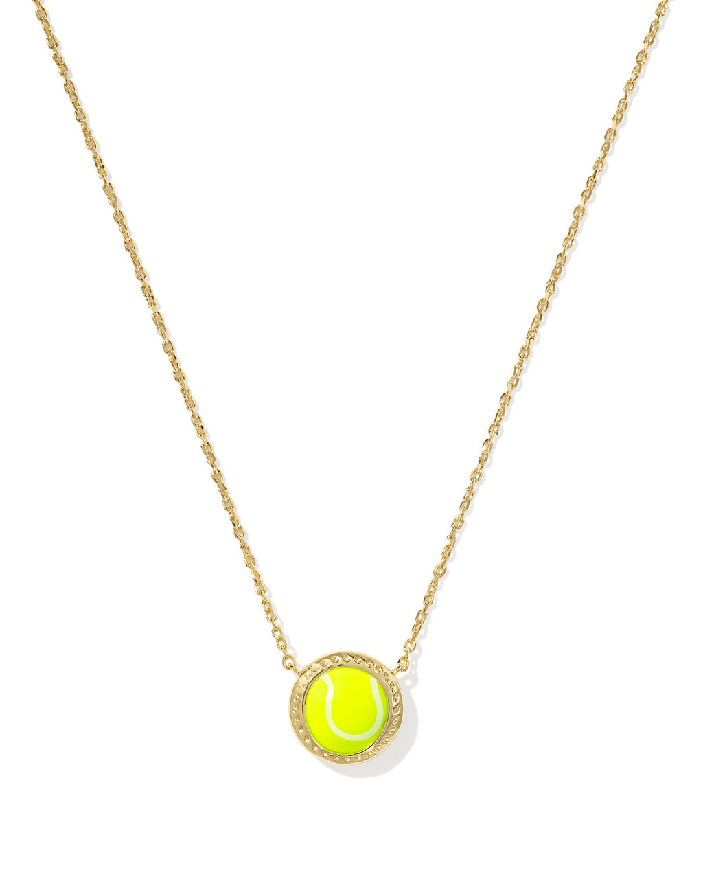 Tennis Necklace by Kendra Scott – Chartreuse Magnesite in Gold or Silver