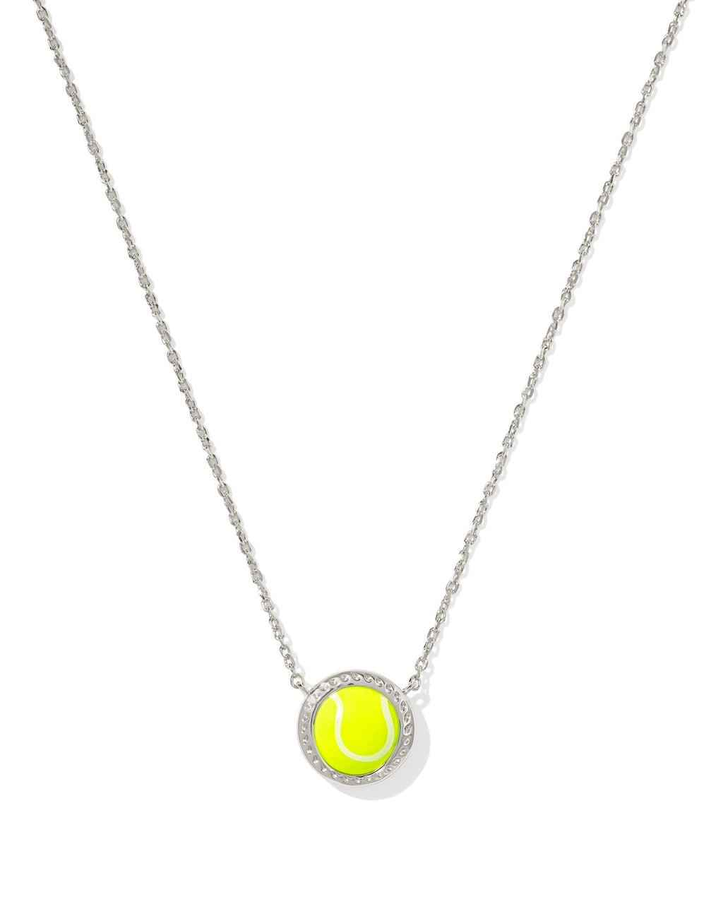 Tennis Necklace by Kendra Scott – Chartreuse Magnesite in Gold or Silver
