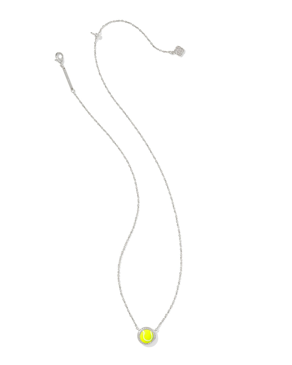 Tennis Necklace by Kendra Scott – Chartreuse Magnesite in Gold or Silver