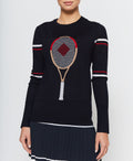 L'ETOILE TENNIS RACQUET SWEATER