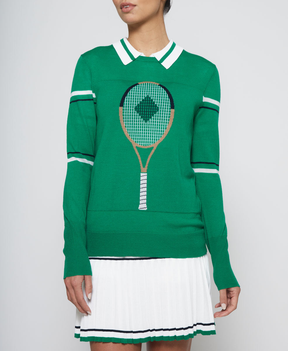 L'ETOILE TENNIS RACQUET SWEATER