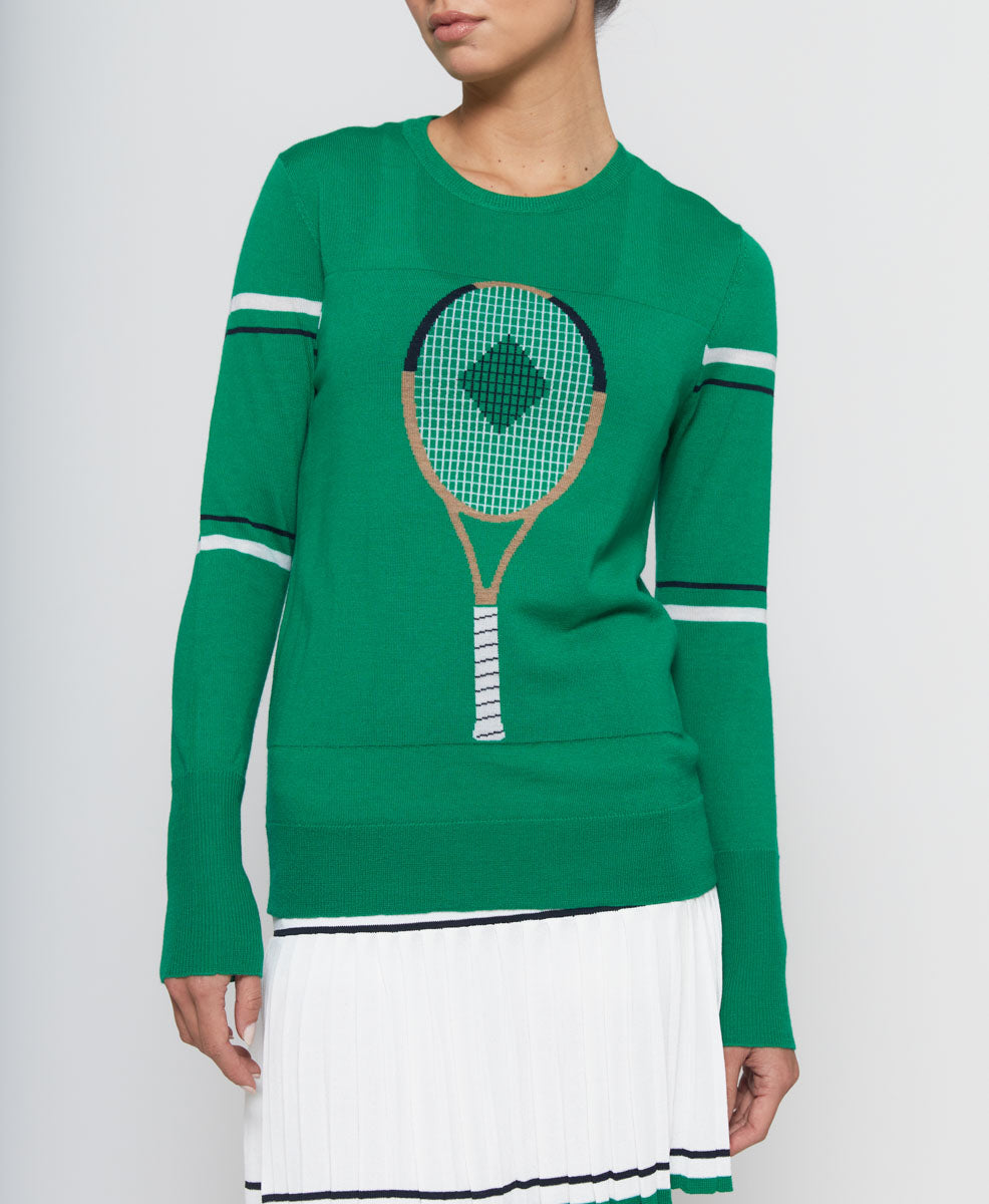 L'ETOILE TENNIS RACQUET SWEATER
