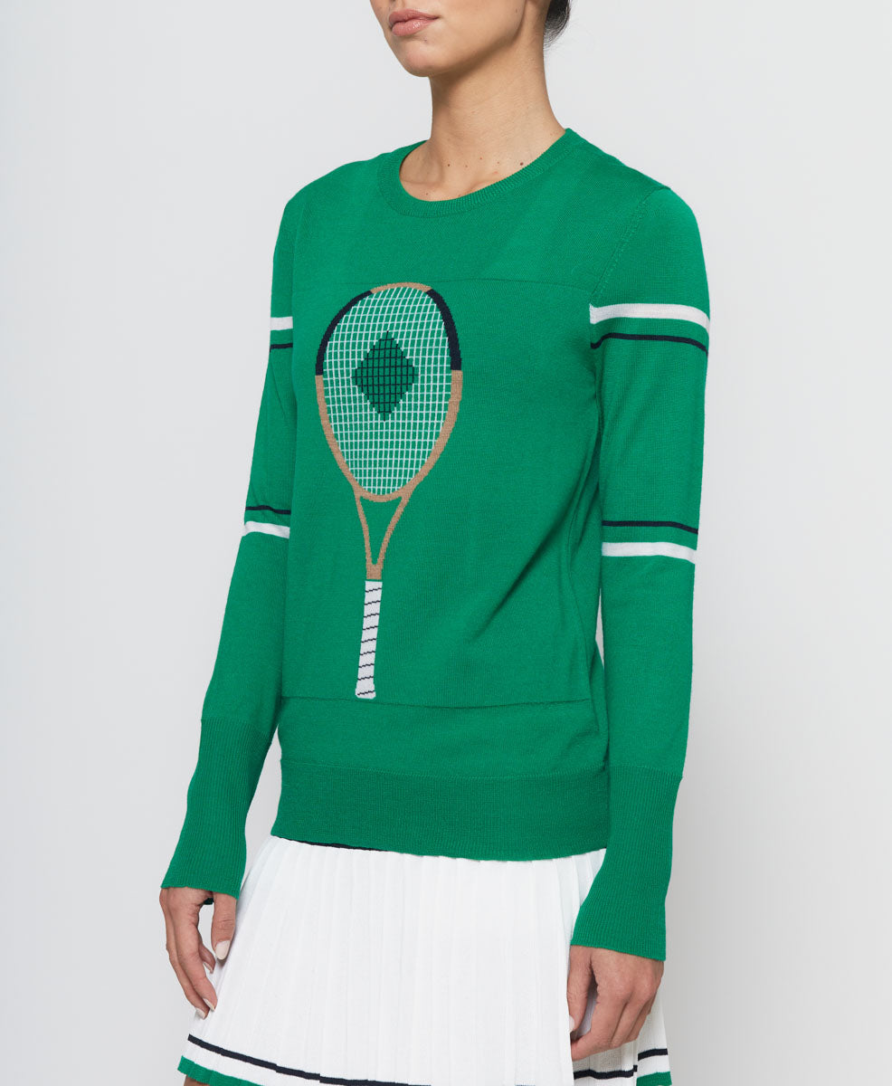 L'ETOILE TENNIS RACQUET SWEATER