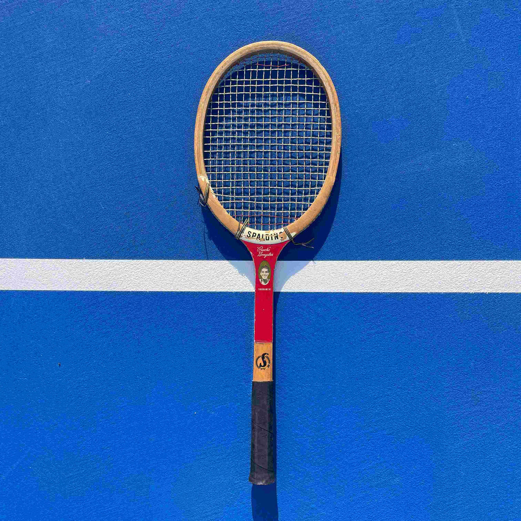 Vintage Spalding Pancho Gonzales Tournament Wooden Tennis Racquet – 1960s–70s
