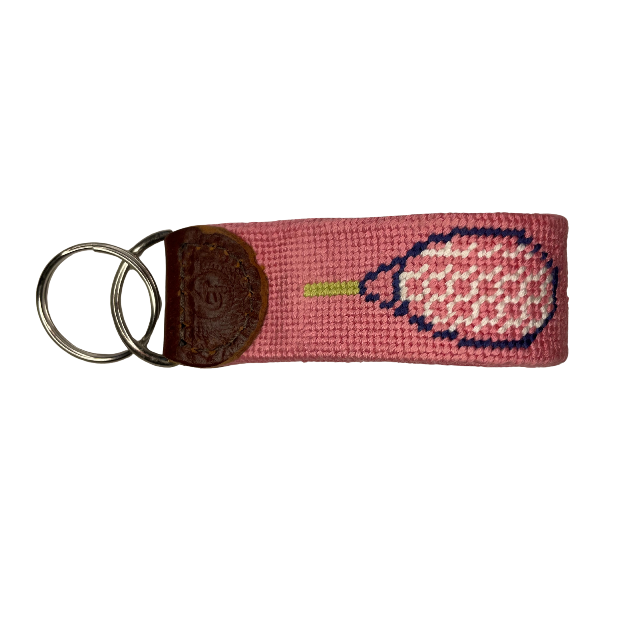 Good Threads x Tennis DuJour Pink Tennis Keychain