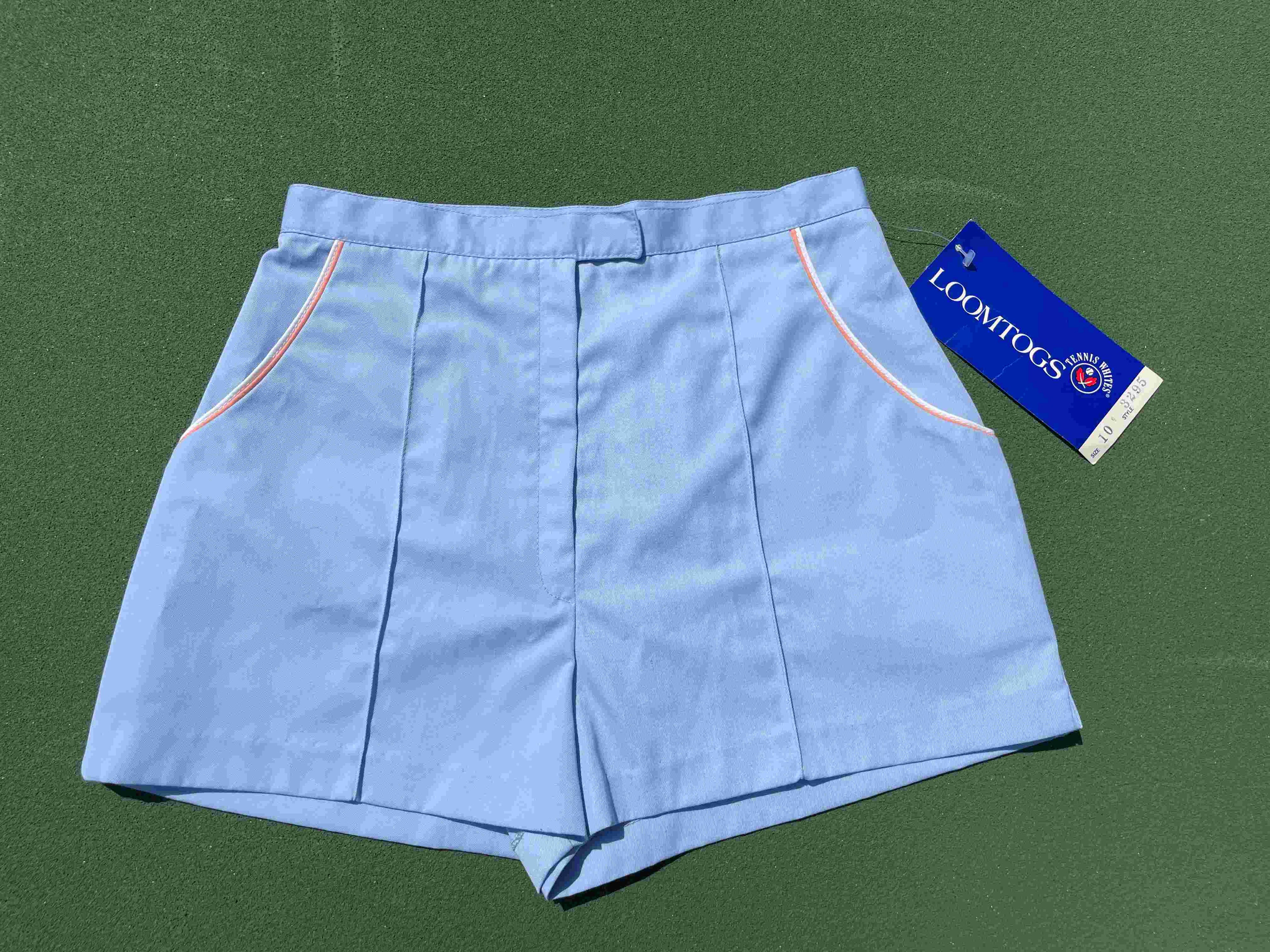 Vintage Loomtogs Light Blue Tennis Shorts – New with Tags (1960s/70s)