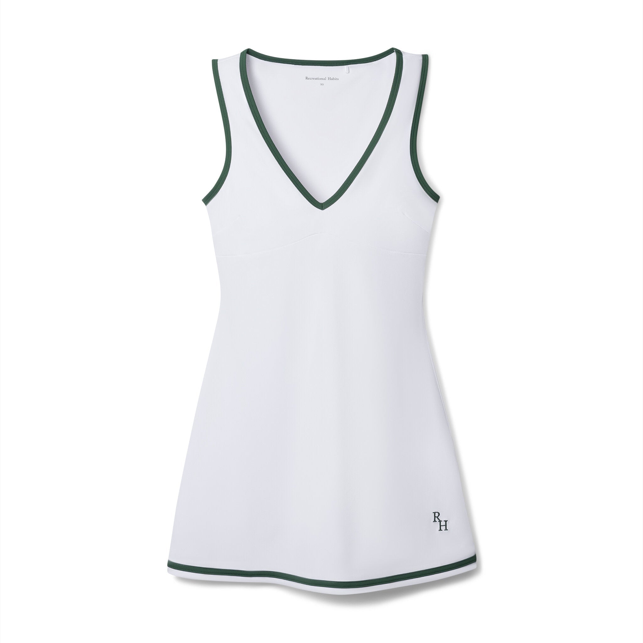 Chris Tennis Dress In White by Recreational Habits