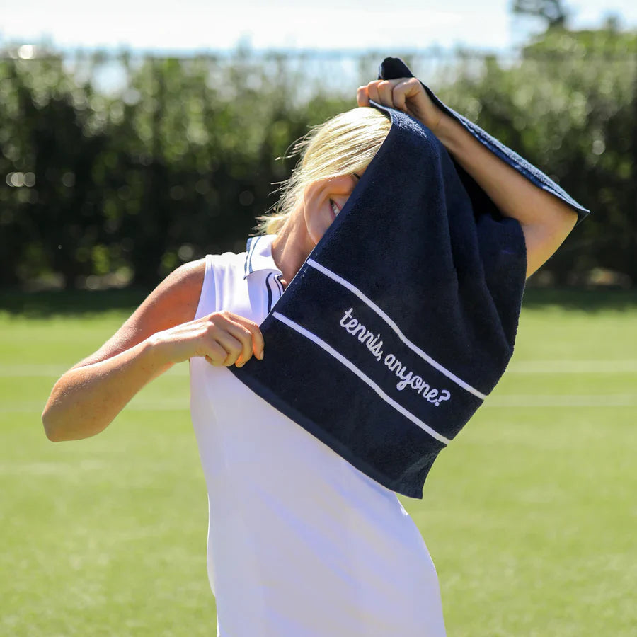 Ame & Lulu Swift Terry Towel Navy