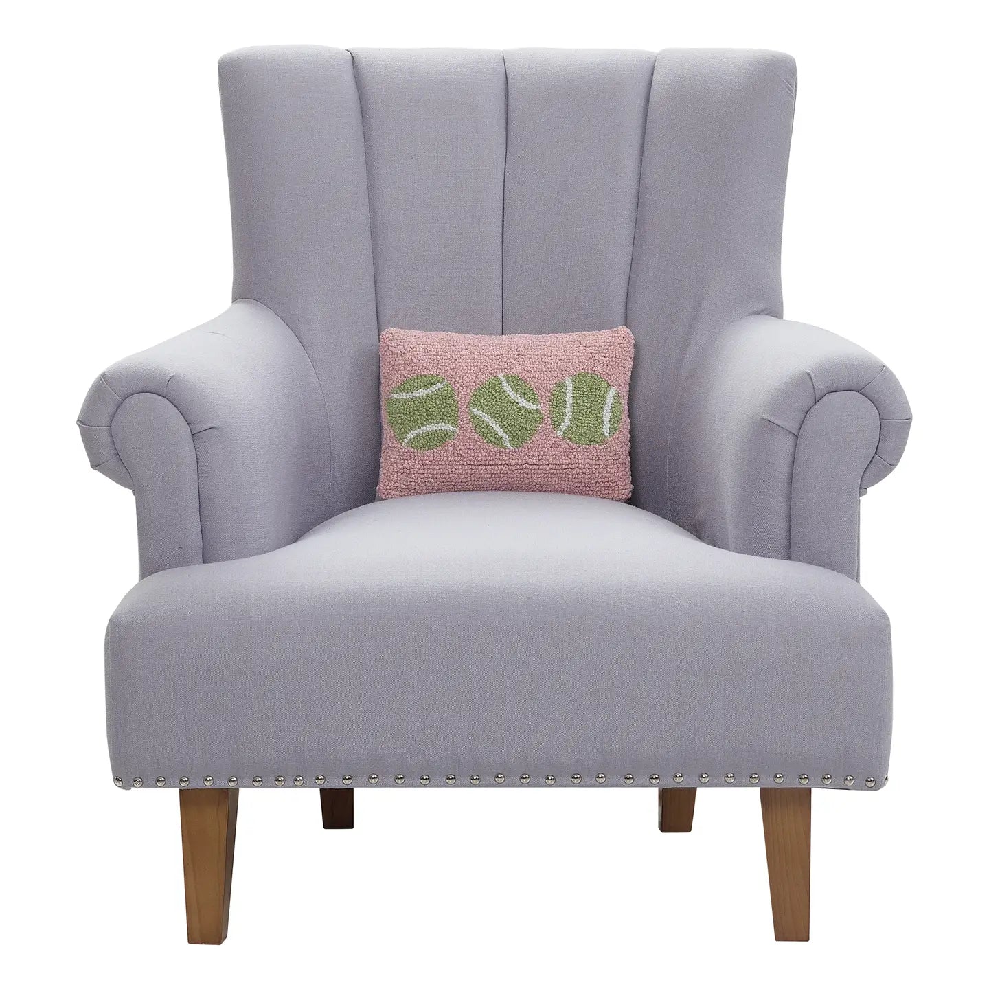 Tennis Balls Hook Throw Pillow