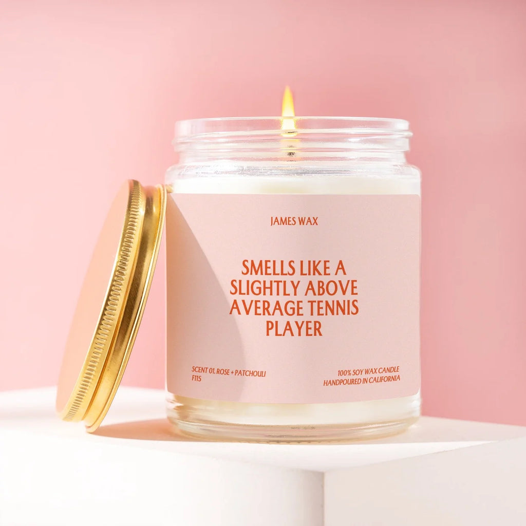 James Wax “Smells like Above Average Tennis Player” Candle – White Tea & Jasmine