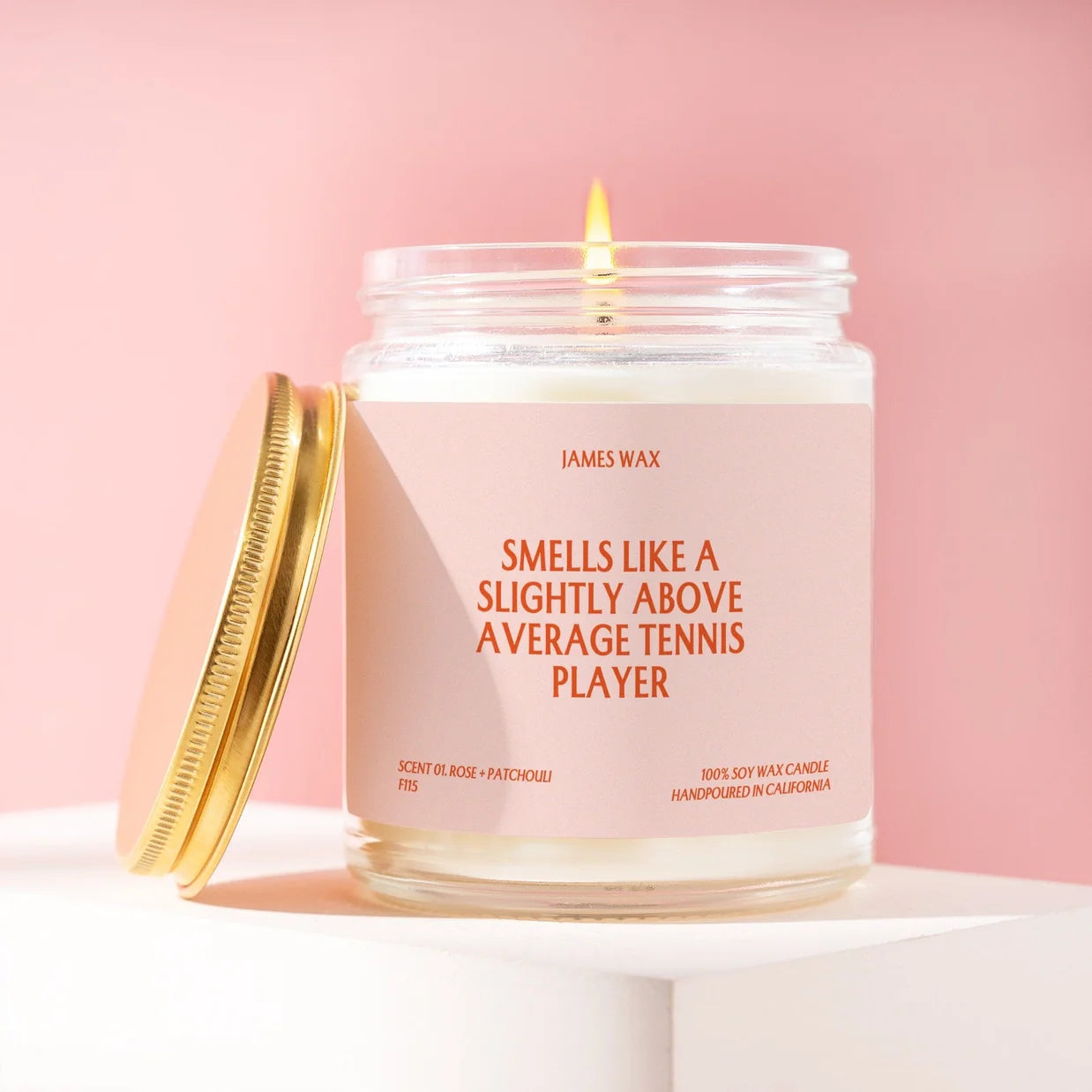 James Wax “Smells like Above Average Tennis Player” Candle – White Tea & Jasmine
