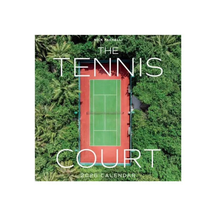 The Tennis Court Wall Calendar 2026