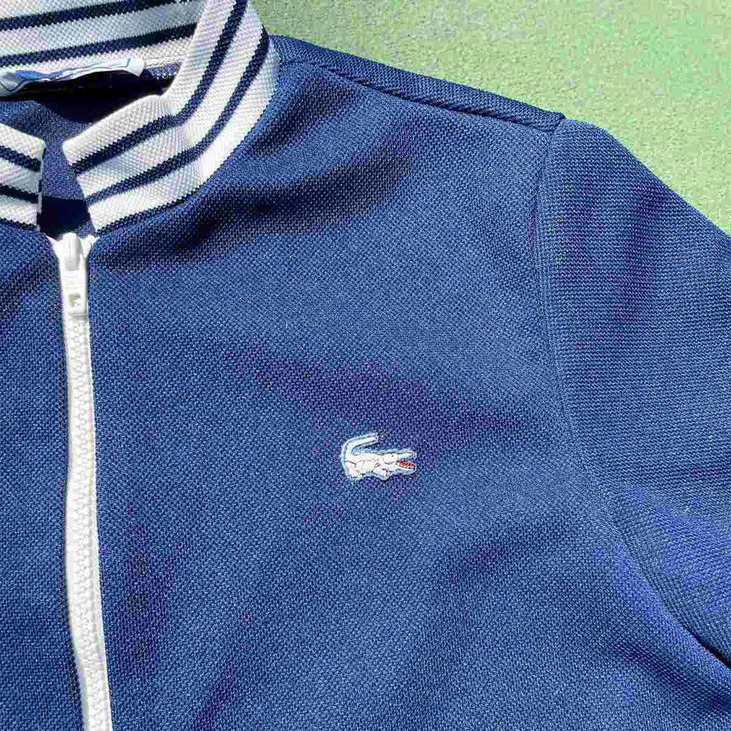 Vintage Lacoste Zip-Front Chemise Dress (Late 1960s–1970s)