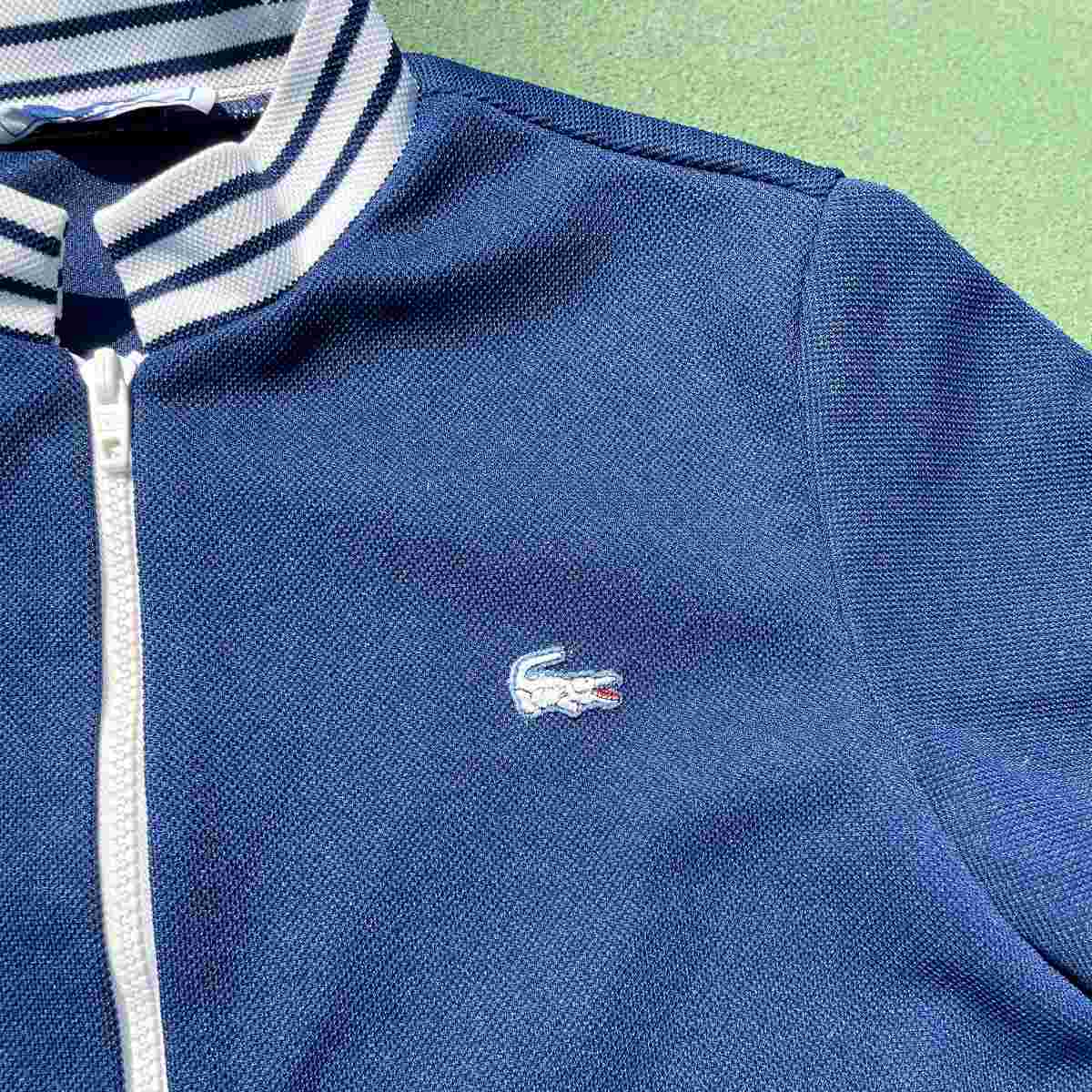 Vintage Lacoste Zip-Front Chemise Dress (Late 1960s–1970s)