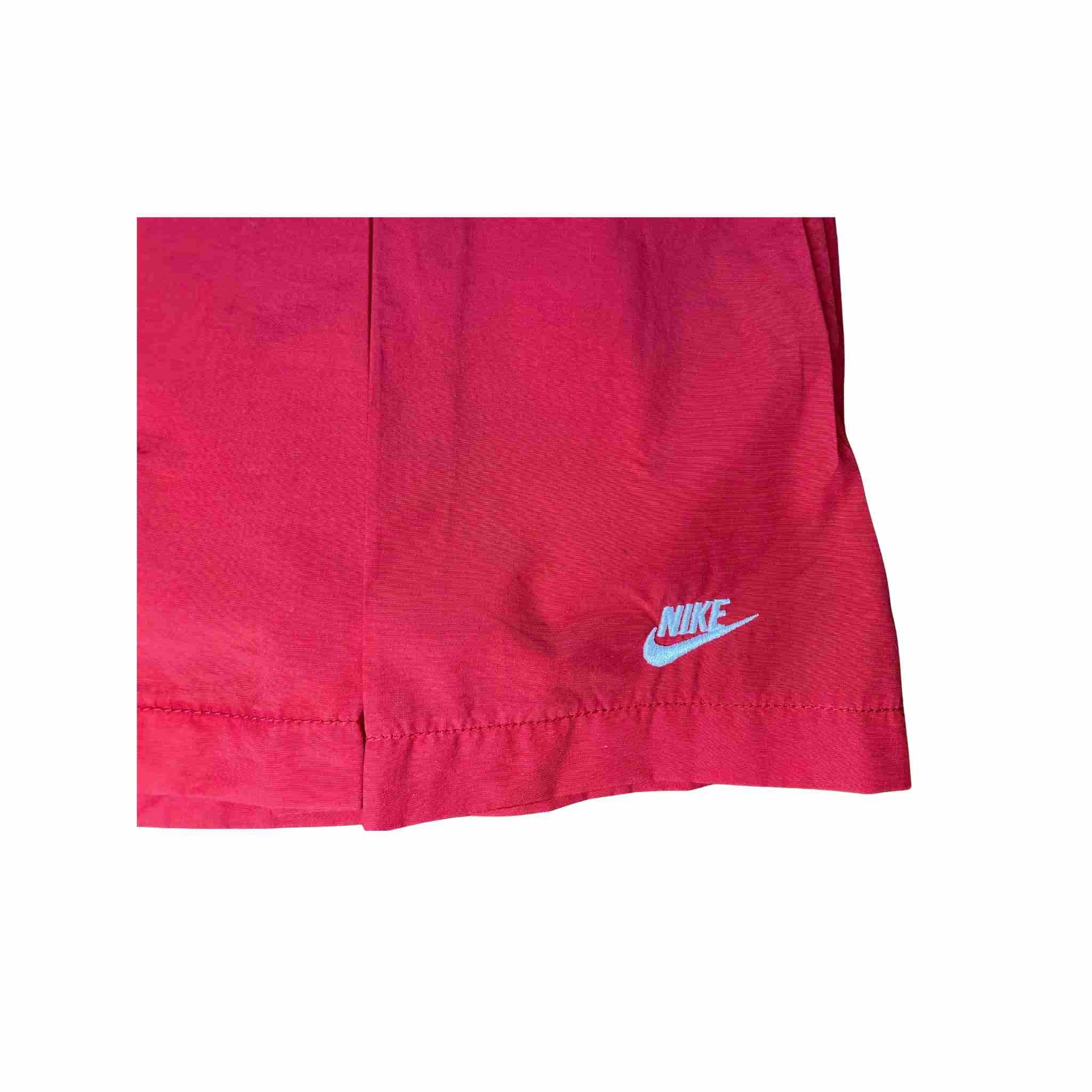 Vintage Nike Supreme Court Tennis Skirt – Red Pleated, Minimal Logo, 90s Classic