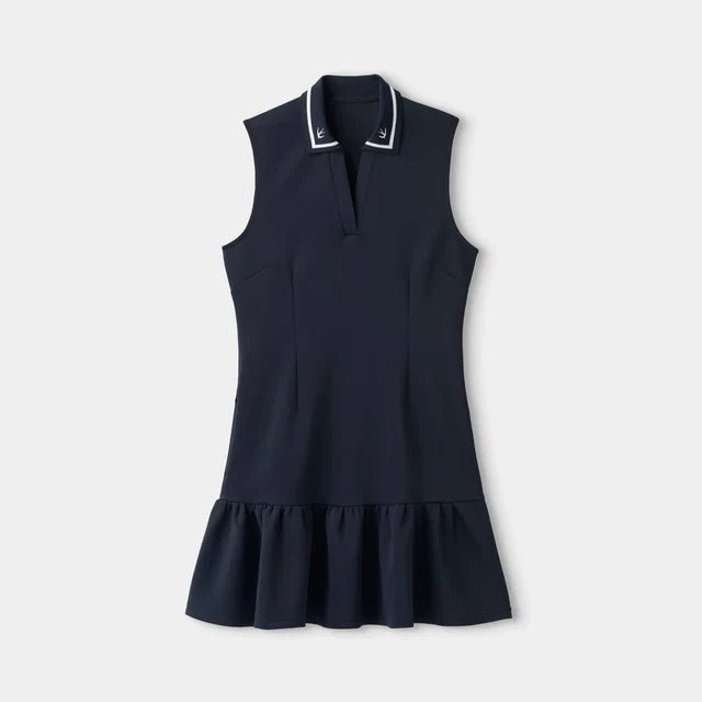 Tilley Scuba Ruffle Hem Tennis Dress