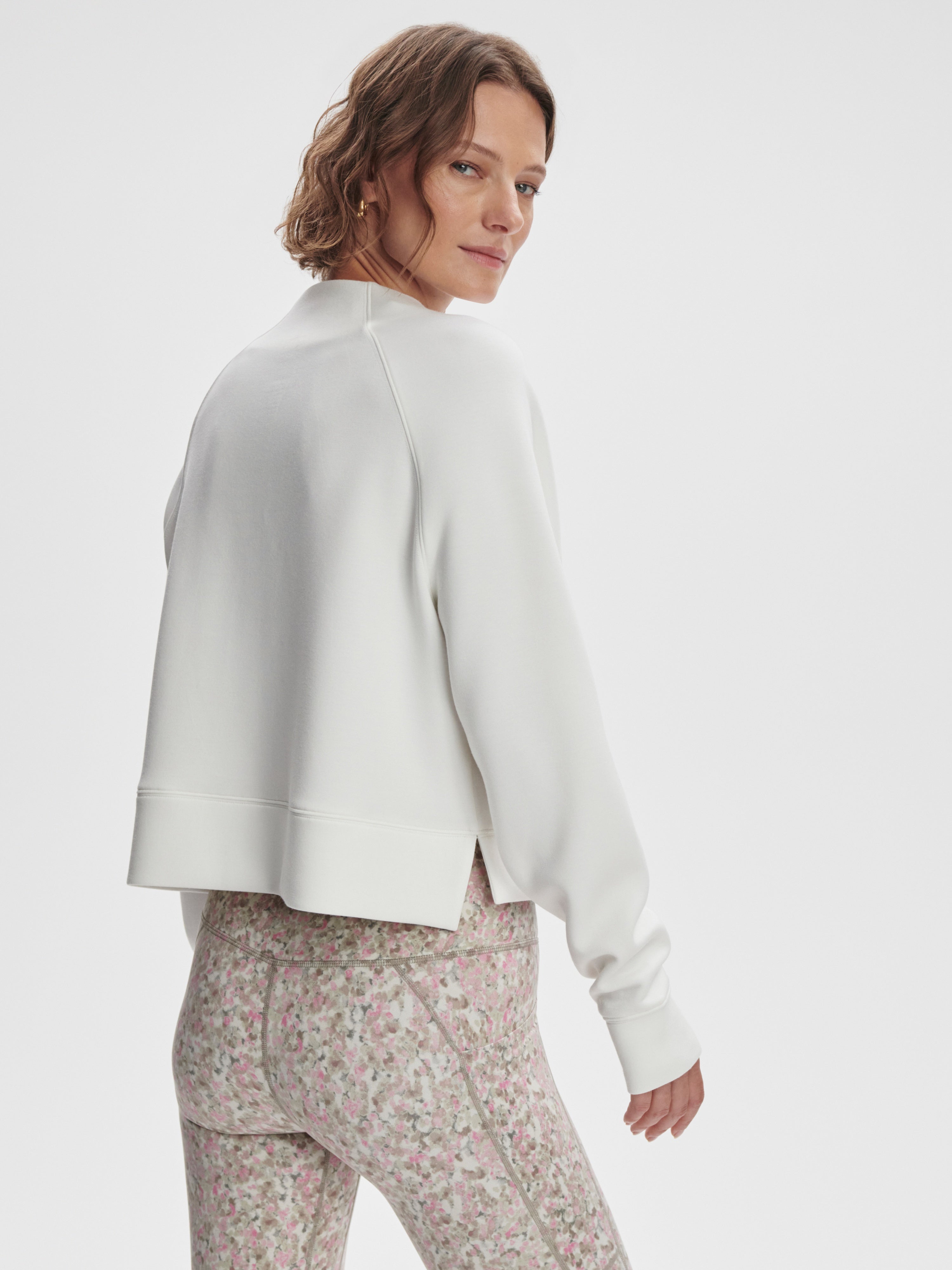 Varley Ebba Half Zip Midlayer in Snow White