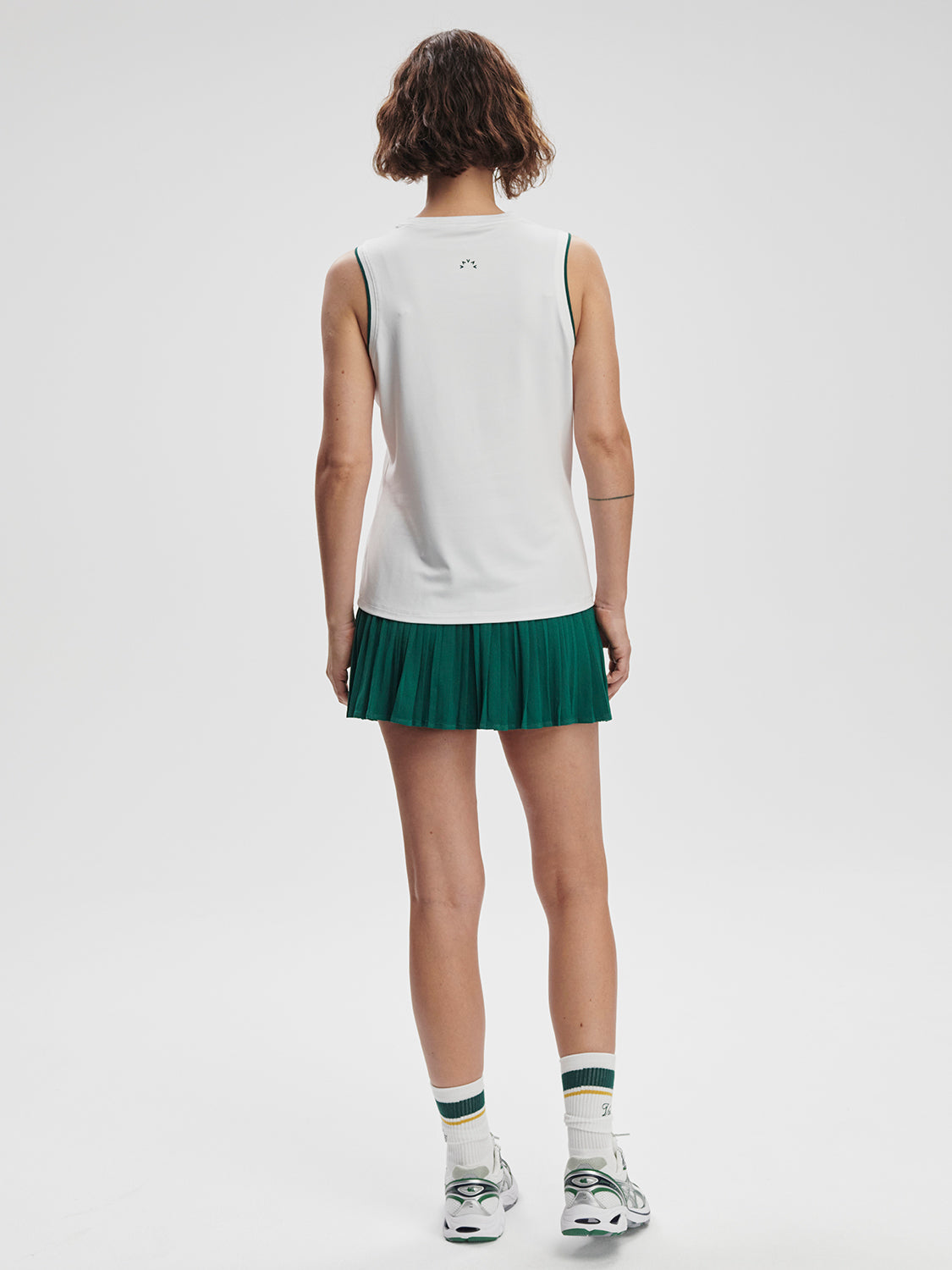 Varley Arton Performance Tank in Forest/White